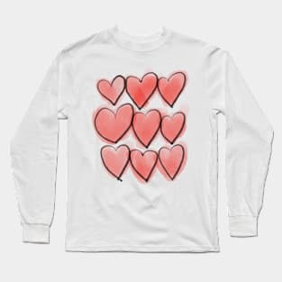 I Love you with all my hearts Long Sleeve T-Shirt